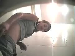 Amazing sight captured on hidden camera at a public biffy